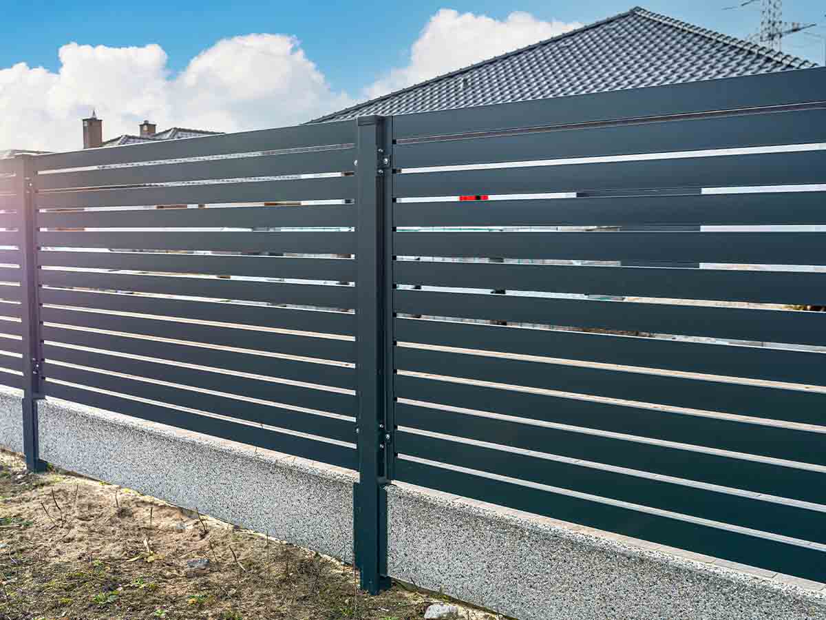 Commercial Ornamental Steel decorative fencing in Kingston Massachusetts