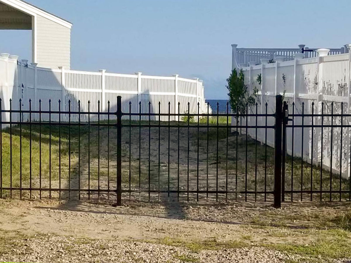 Ornamental Steel decorative fencing in Kingston Massachusetts