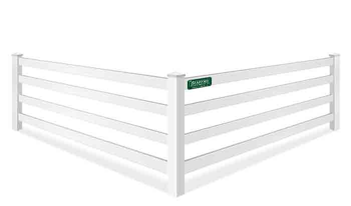 4-rail Vinyl Fence Company in Southeastern Massachusetts
