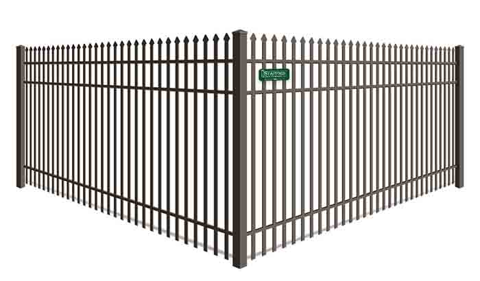 Spear Top Aluminum Fence with Aligned Height Pickets - Fence Contractor in Southeastern Massachusetts