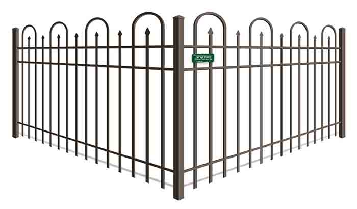 Southeastern Massachusetts Alternating Loop Spear Top Ornamental Fence Contractor