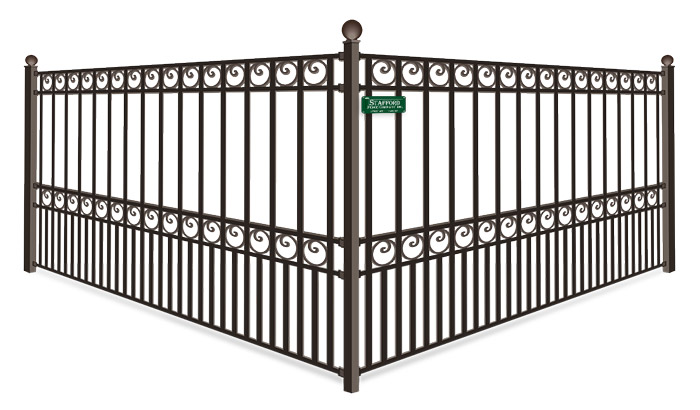 Puppy Picket With Decorative Rings Ornamental Fence Installation Contractor in Southeastern Massachusetts