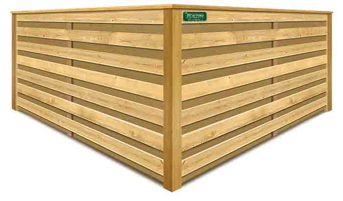 Southeastern Massachusetts Horizontal Shadowbox Wood Fence Installer