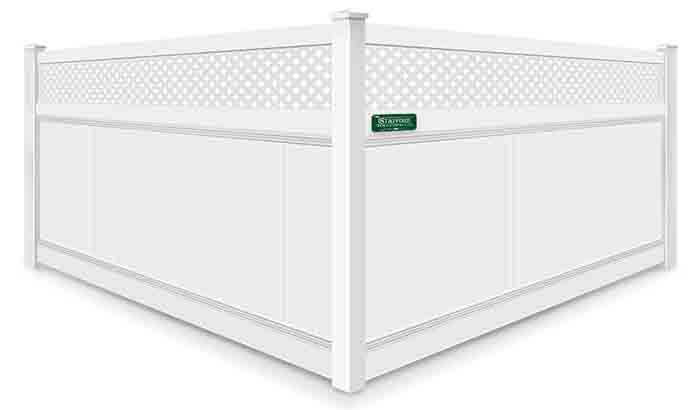 Southeastern Massachusetts Lattice Top Vinyl Fence Company