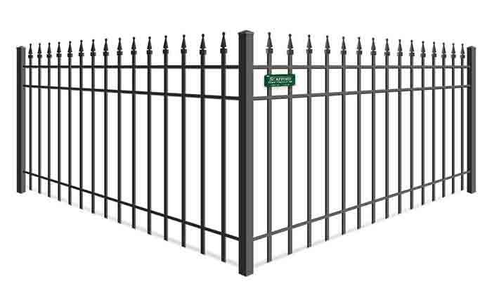 Ornate Spear Top Ornamental Fence Company in Southeastern Massachusetts