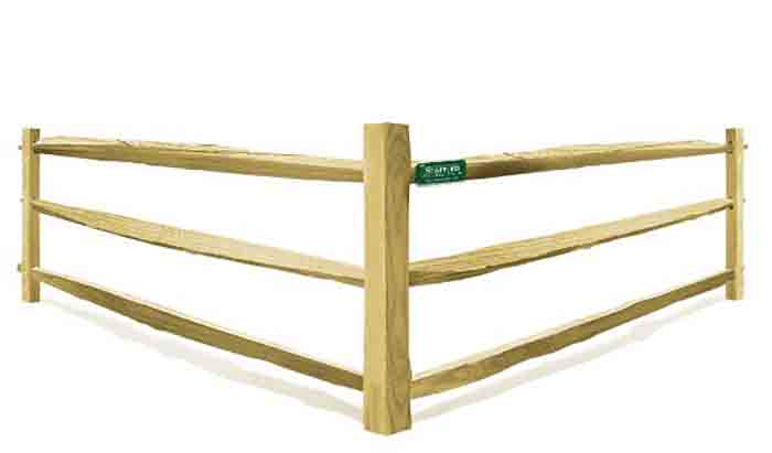 Southeastern Massachusetts 3-Rail Pine Split Rail Wood Fence Company