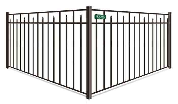 Southeastern Massachusetts Pressed Covered Spear Top Aluminum Fence Company