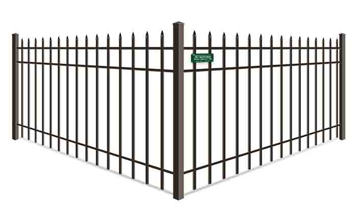 Southeastern Massachusetts Pressed Spear Top Ornamental Fence Contractor