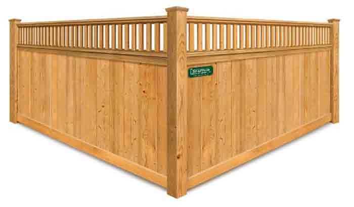 Spindle Top Stockade Wood Fence Company in Southeastern Massachusetts